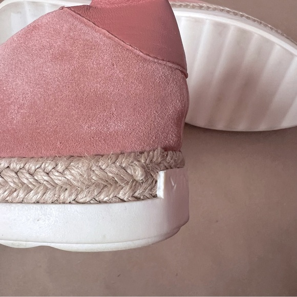 Vince Dillon Sneaker Terracotta Rose SZ 9 Suede Slip On Preppy Classic Casual - Picture 8 of 13